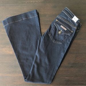 Hudson Ferris Stretch Bell Bottom Jeans, size 25